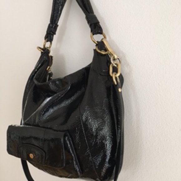Coach Kristin Patent Leather Hobo / Crossbody Bag - Picture 5 of 17